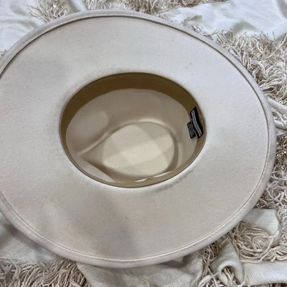 Anthropologie Wyeth x Frida Kahlo Rafaela Crema Hat Wool OS NEW